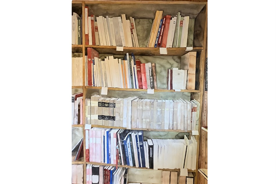 Hyllan Mcs Samer finns i Riksarkivet i Östersunds referensbibliotek. Tillsammans med Patricia Fjellgren och Kaisa Huuva arbetade konstnären med klartext och förslag på nya ämnesordskategorier, tex. Renbeteslagen = svensk lag.