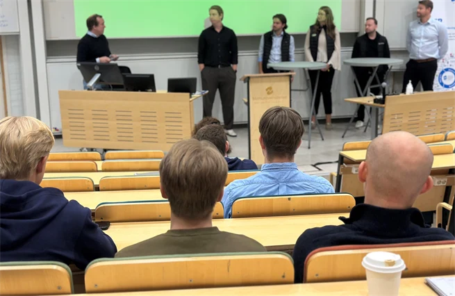 Panel discussion at the start of the program for the economics programs
